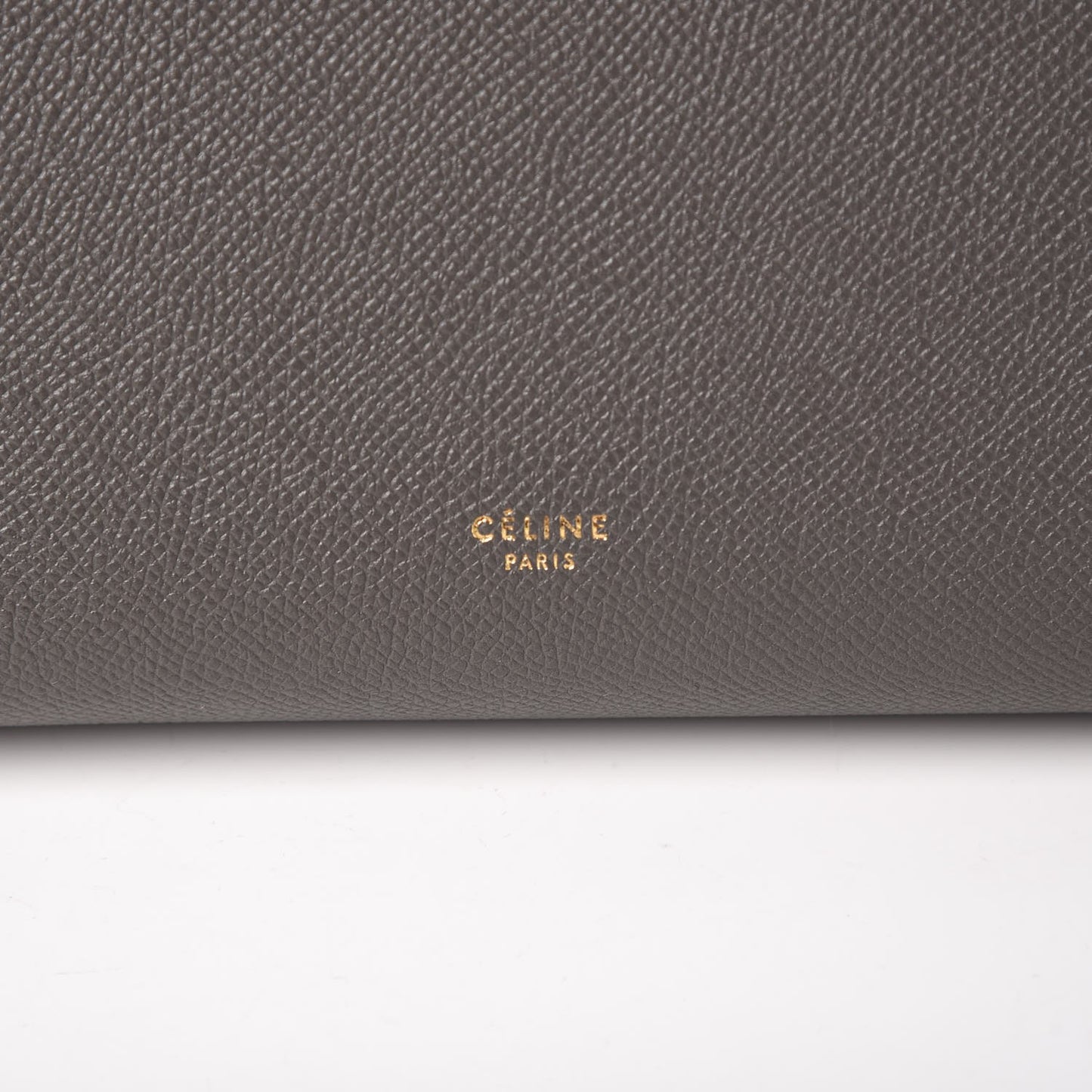 Grained Calfskin Mini Belt Bag Grey