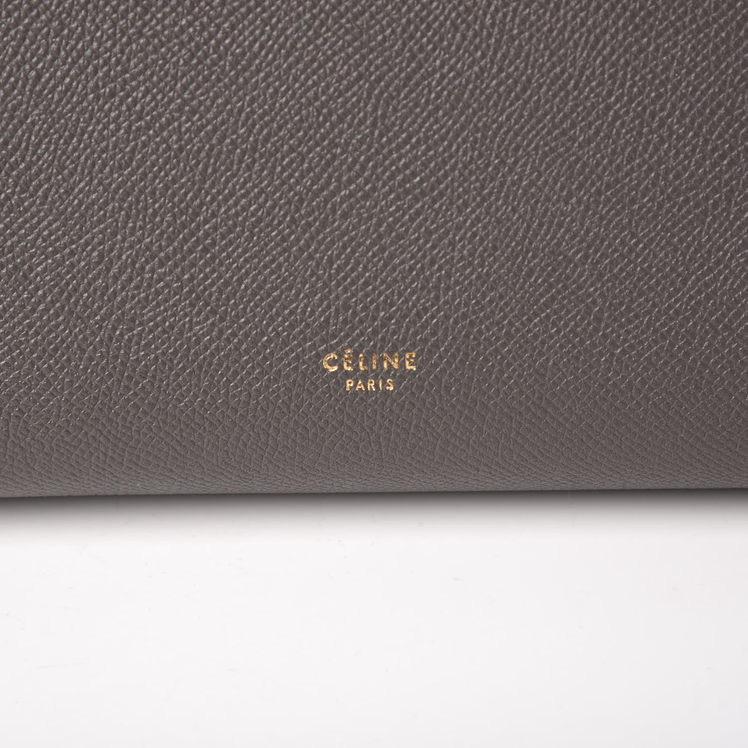Celine Grained Calfskin Mini Belt Bag Grey 7 of 8