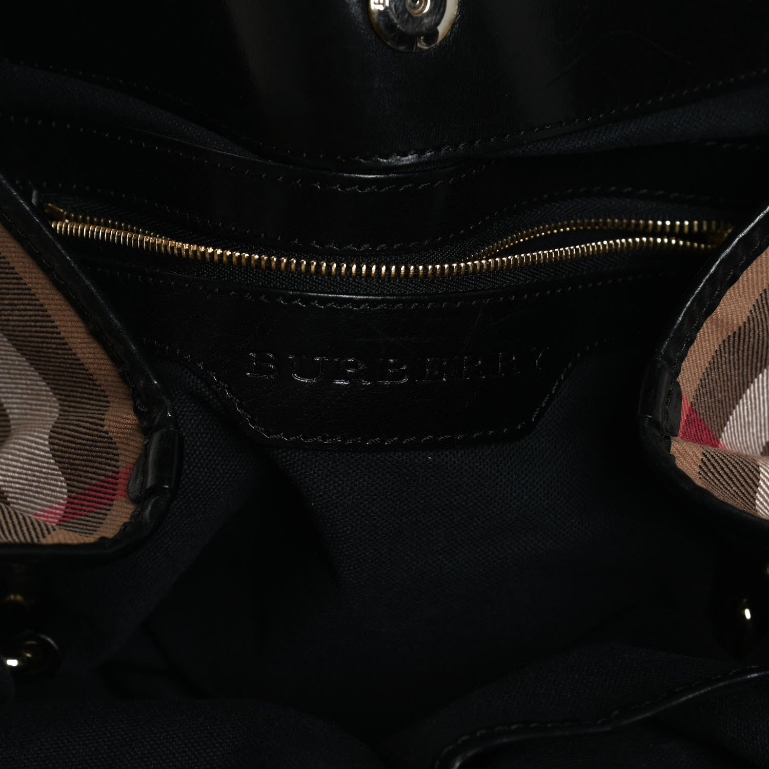 Burberry House Check Canterbury Tote Black 6 of 13