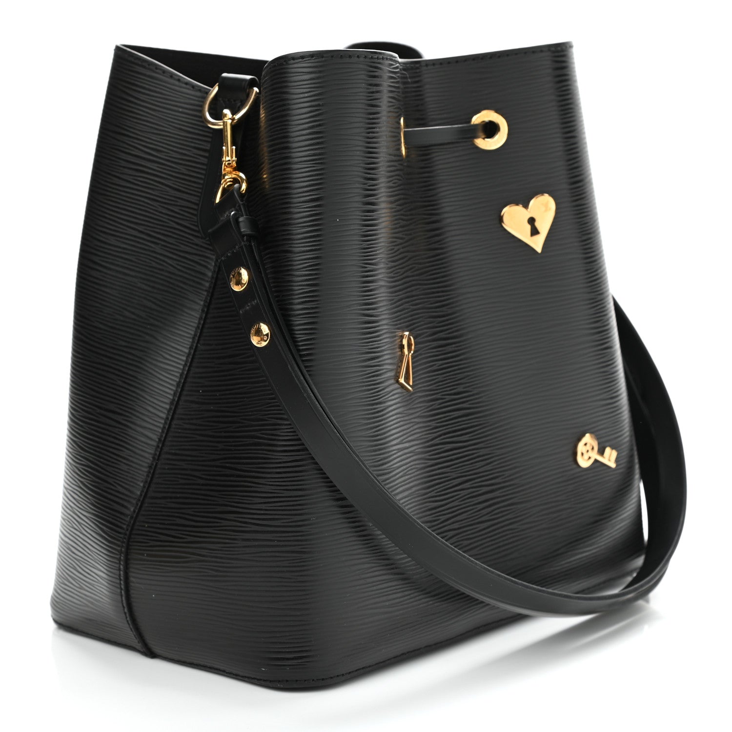 Louis Vuitton Epi Love Lock NeoNoe Black 3 of 12