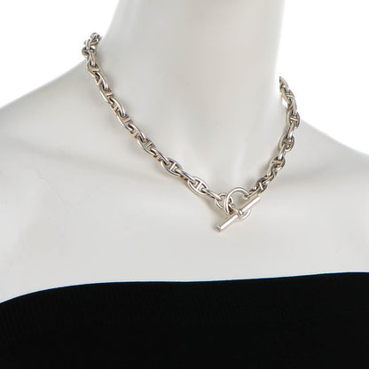 Hermes Sterling Silver Chaine D'Ancre Necklace PM 2 of 6