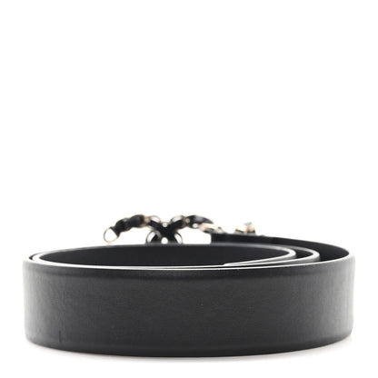 Chanel Lambskin CC Chain 75 30 Belt Black 2 of 4