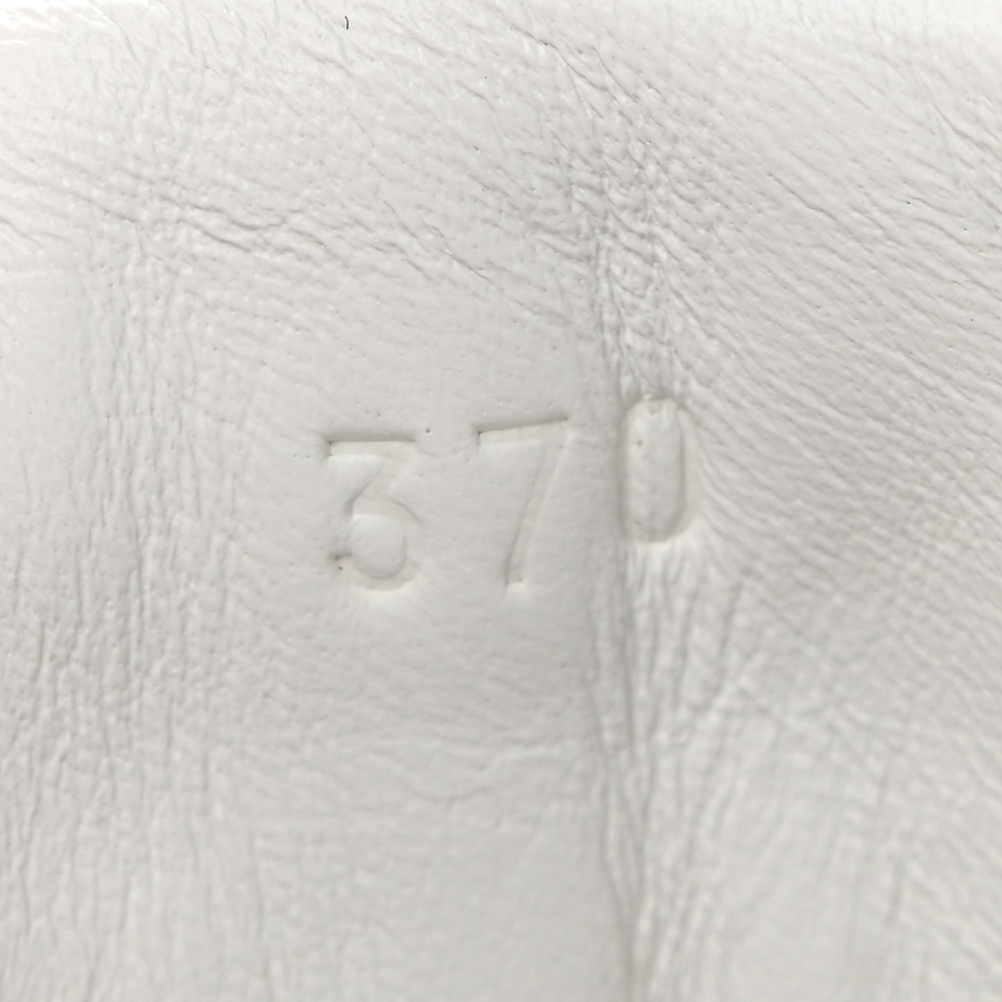 Calfskin Suede Goatskin Bouncing Sneakers 37 White