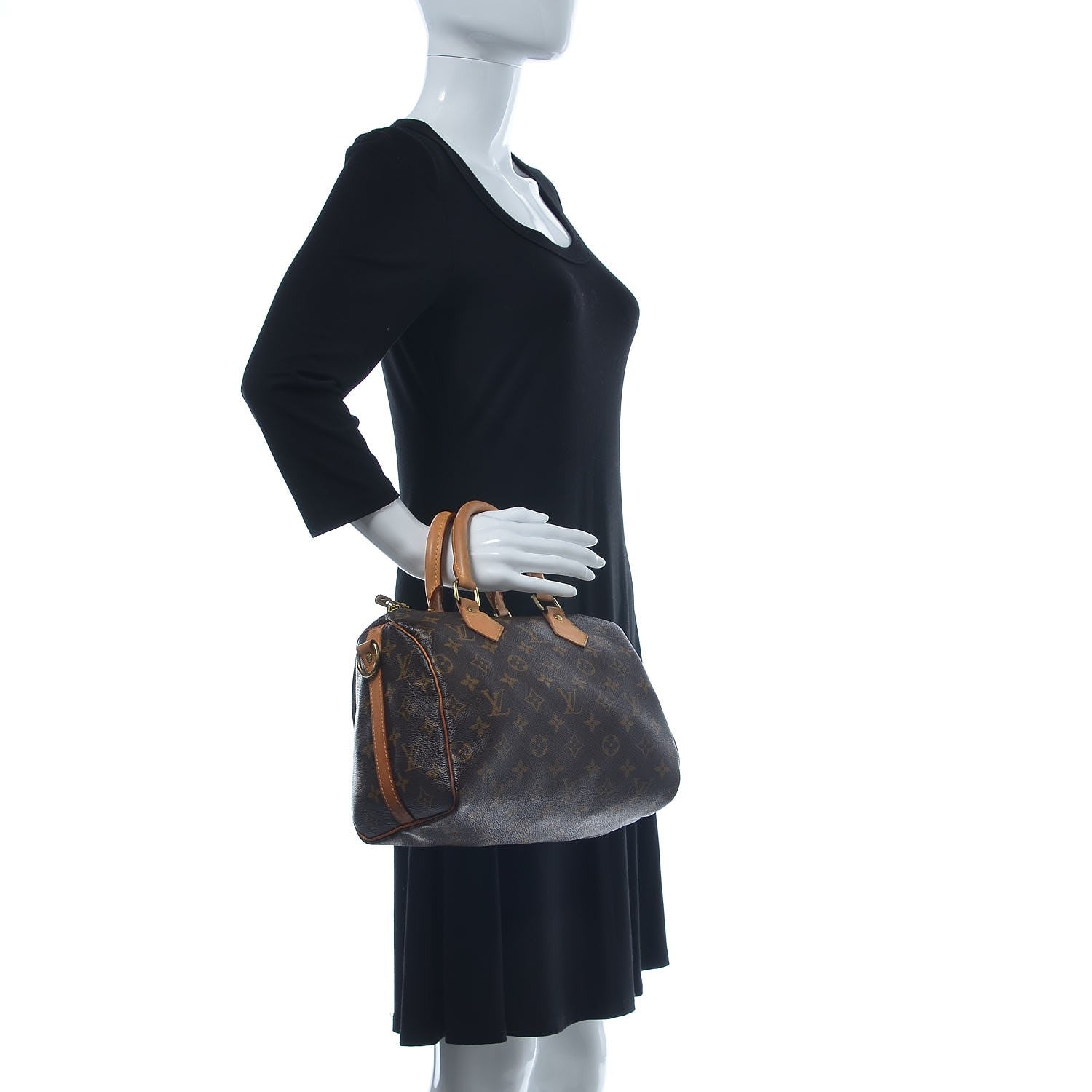 Louis Vuitton Monogram Speedy Bandouliere 25 2 of 15