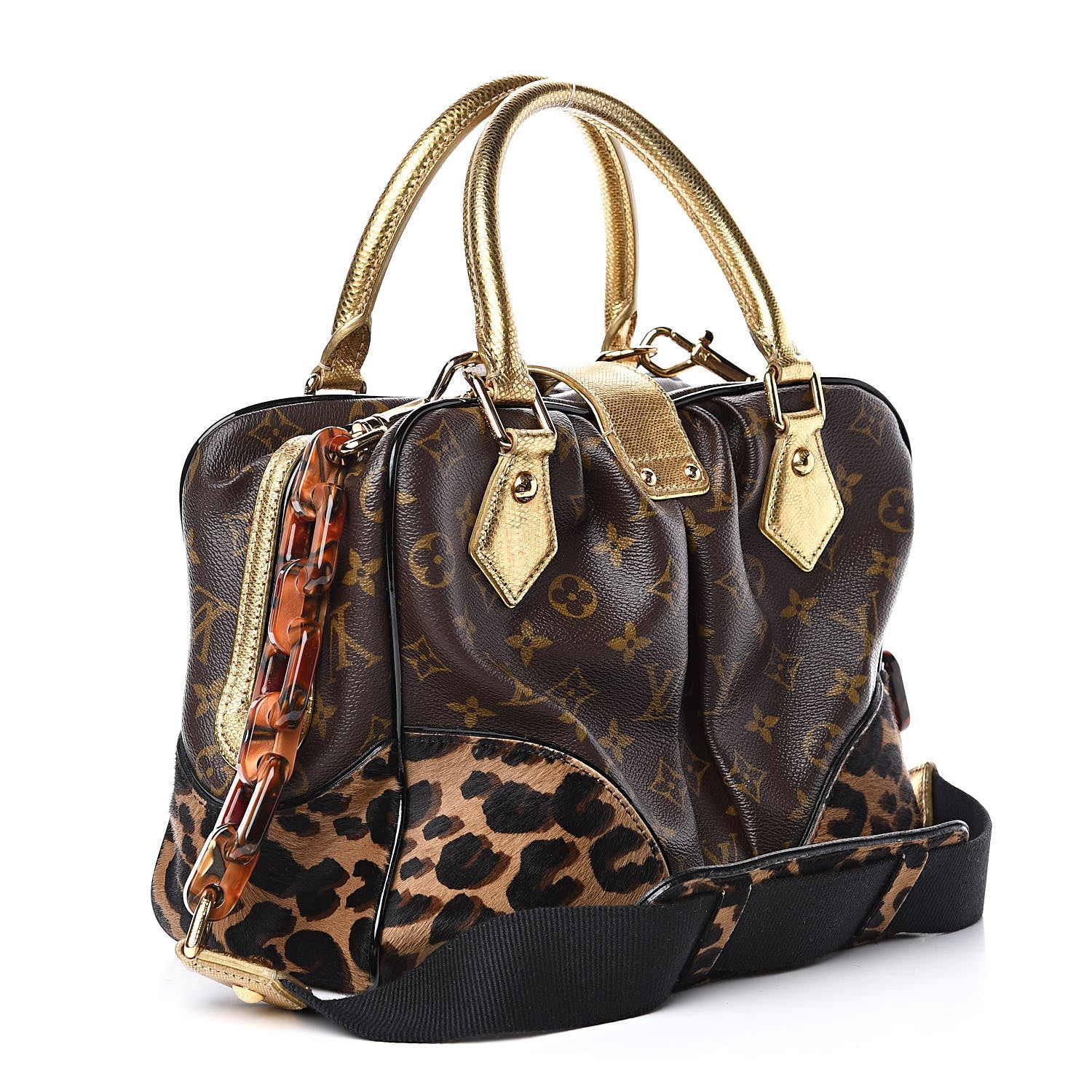 Louis Vuitton Monogram Leopard Adele 3 of 13