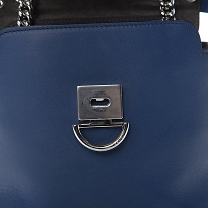 Fendi Vitello Century Opaco Mini Back to School Backpack Blu Scuro 17 of 29
