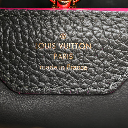 Louis Vuitton Taurillon Capucines PM Grey Pink 6 of 9