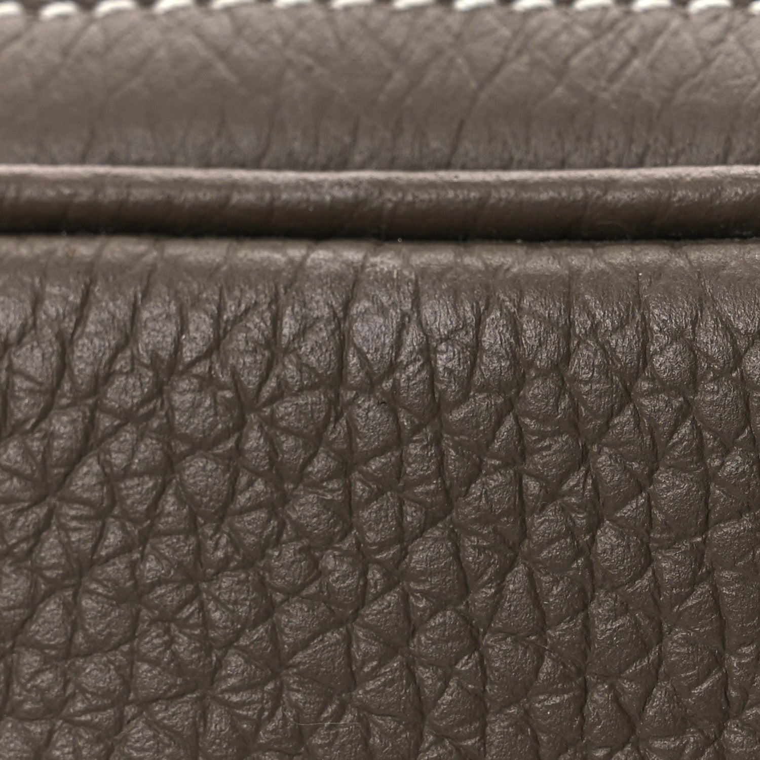 Hermes Taurillon Clemence Lindy 26 Etoupe 13 of 17