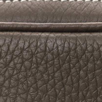 Hermes Taurillon Clemence Lindy 26 Etoupe 13 of 17