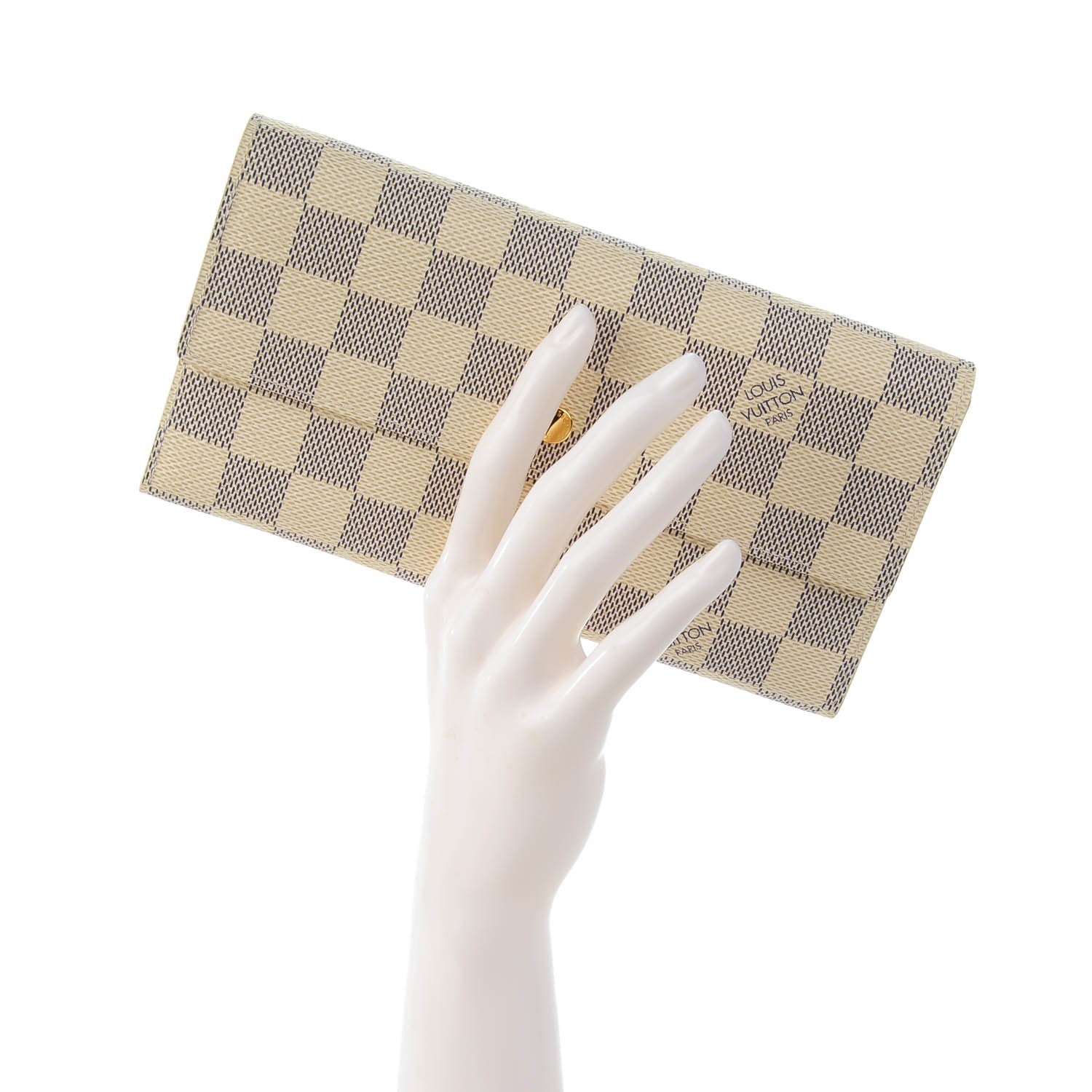 Louis Vuitton Damier Azur Porte Tresor International Wallet 2 of 7