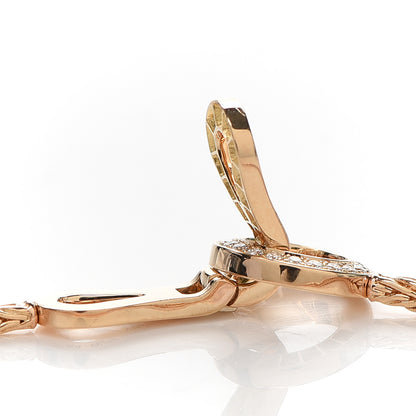 Cartier 18K Yellow Gold Diamond Agrafe Bracelet 4 of 6