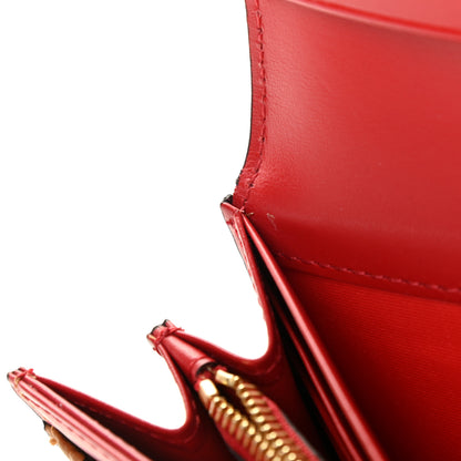 MCM Visetos Large Trifold Flap Wallet Cognac 8 of 9