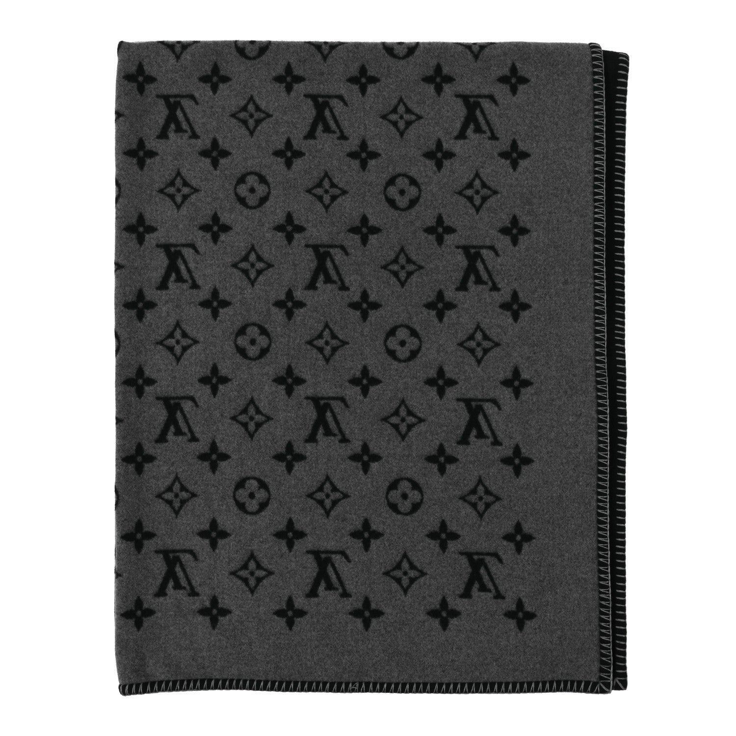 Louis Vuitton Wool Monogram Eclipse Blanket 1 of 3