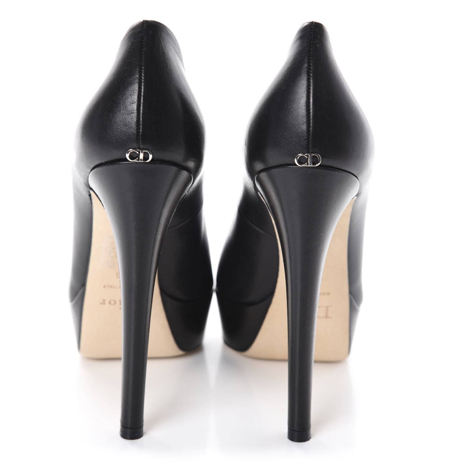 Christian Dior Calfskin Miss Dior Pumps 40 Black 5 of 9