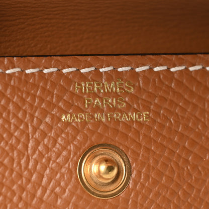 Hermes Epsom Kelly Pocket Belt Gold 5 of 9