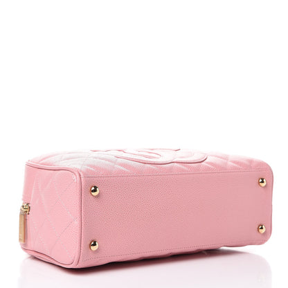 Chanel Caviar Quilted Small Bowler Pink 4 of 8