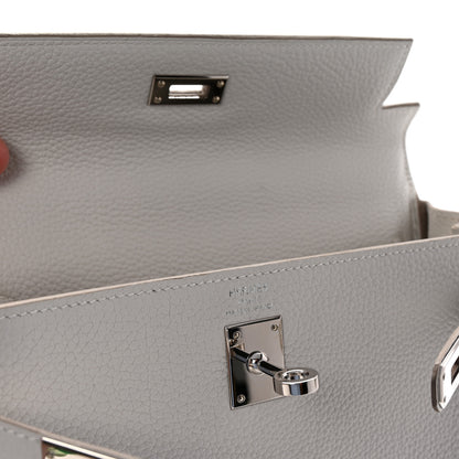 Hermes Togo Kelly Retourne 25 Gris Pale 6 of 10