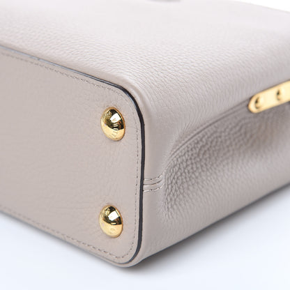Louis Vuitton Taurillon Capucines BB Galet 8 of 8