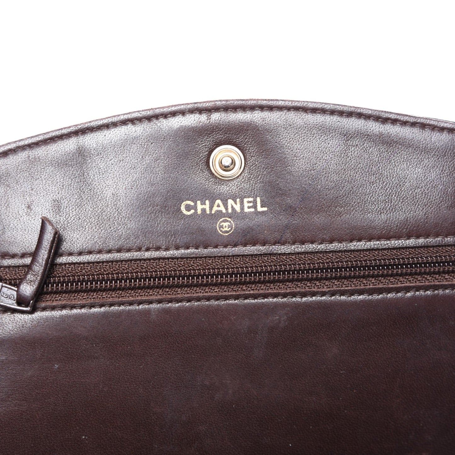 Caviar Timeless CC Wallet On Chain WOC Dark Brown