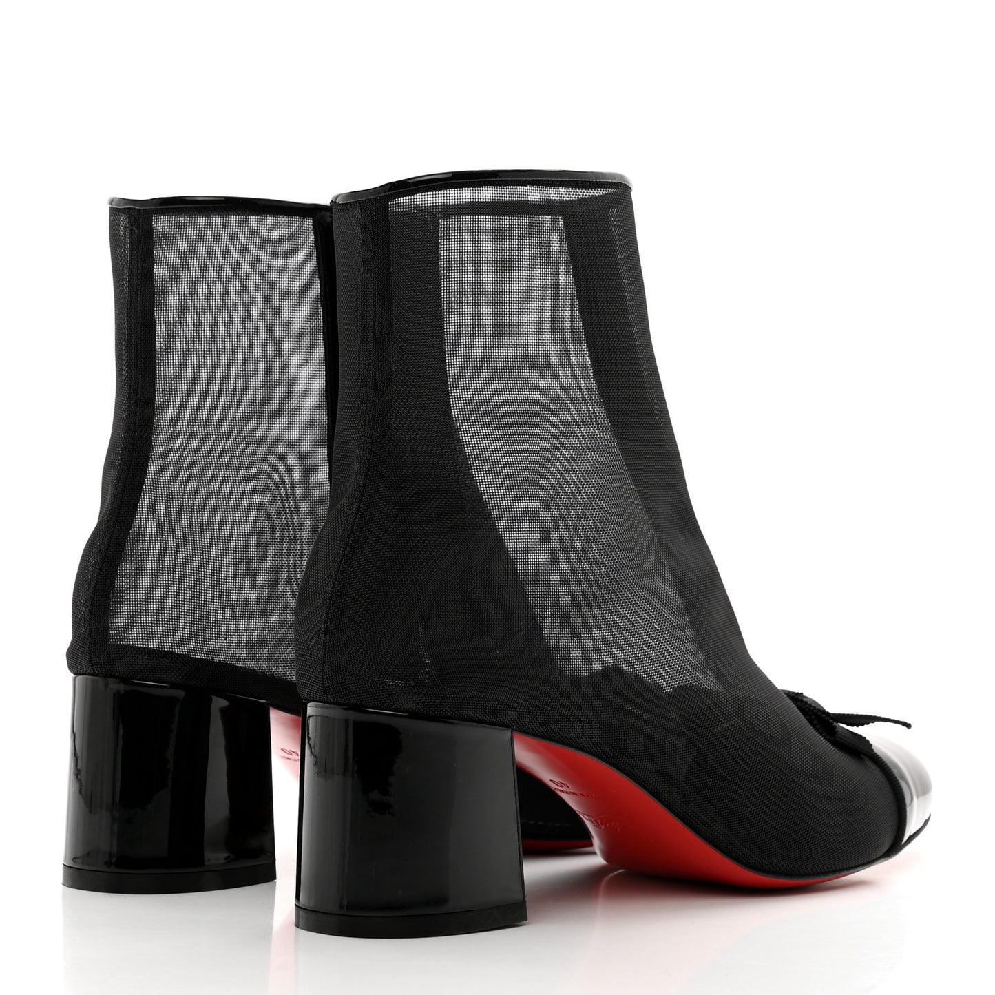 Mesh Checkypoint 55 Booties 40 Black