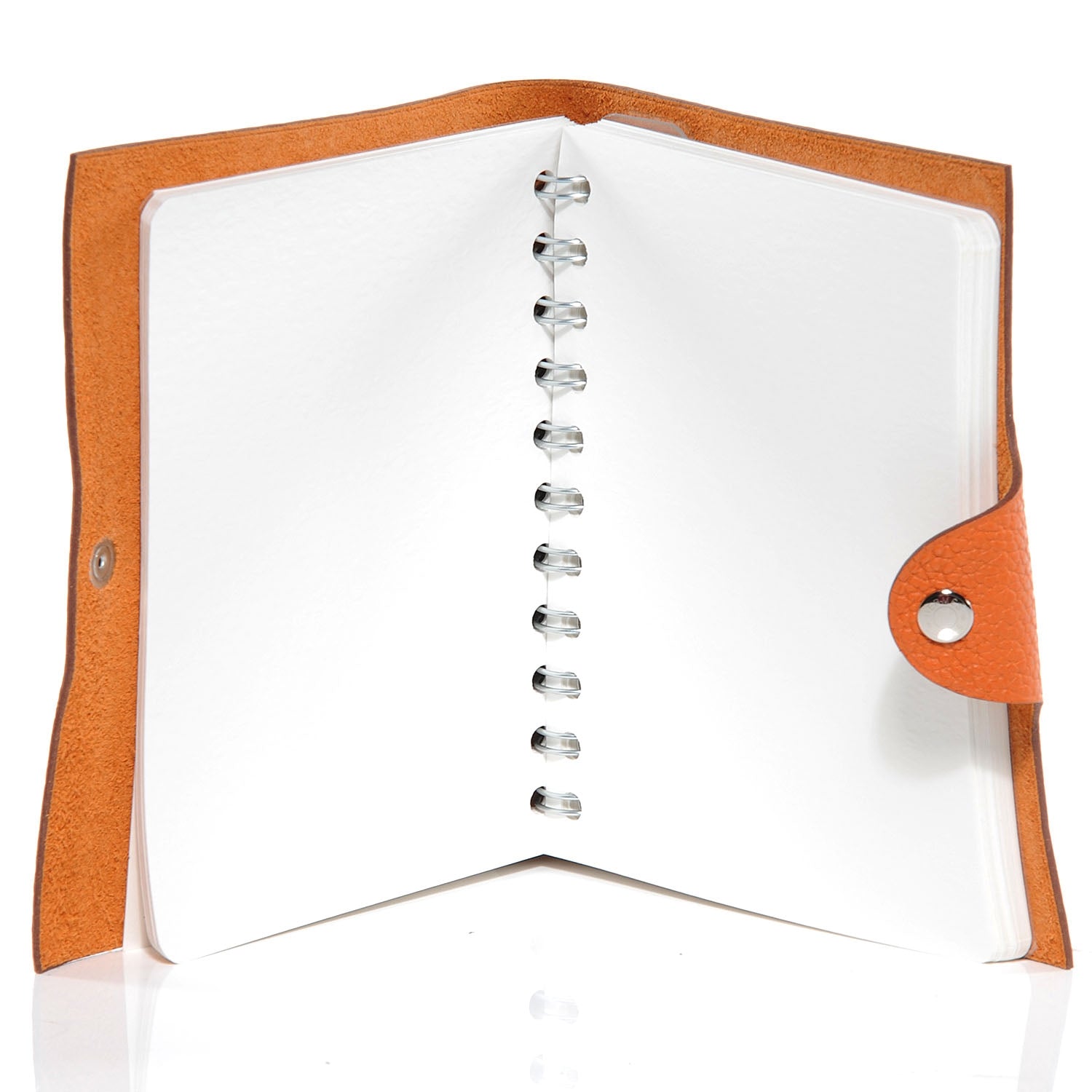 Hermes Togo Ulysse PM Notebook Cover Orange 6 of 9