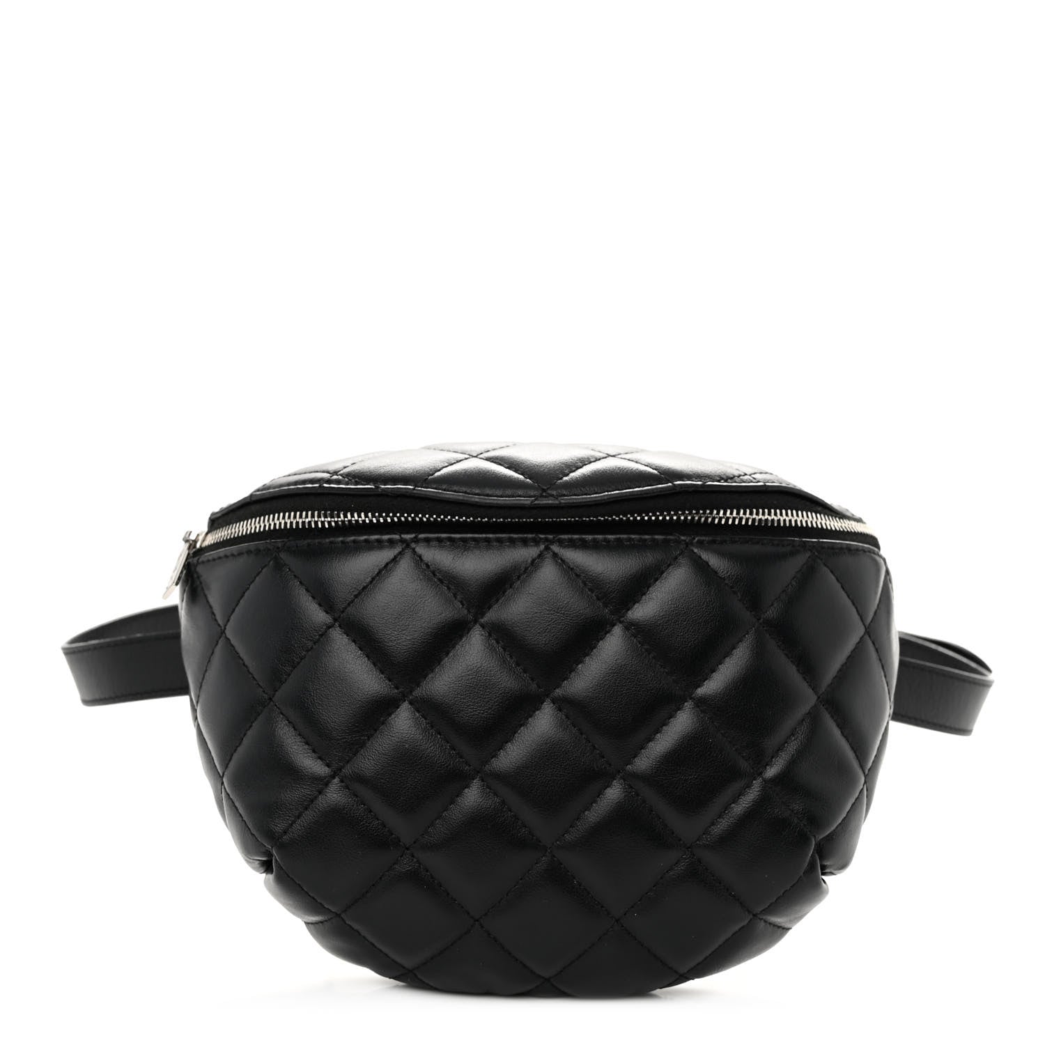Chanel Lambskin Quilted Waist Belt Bag Black 1 of 11
