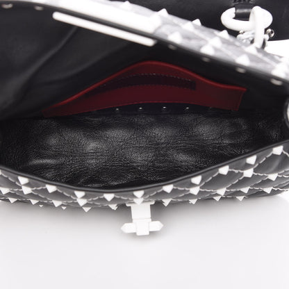 Valentino Garavani Lambskin Small Free Rockstud Spike Shoulder Bag Black 5 of 9