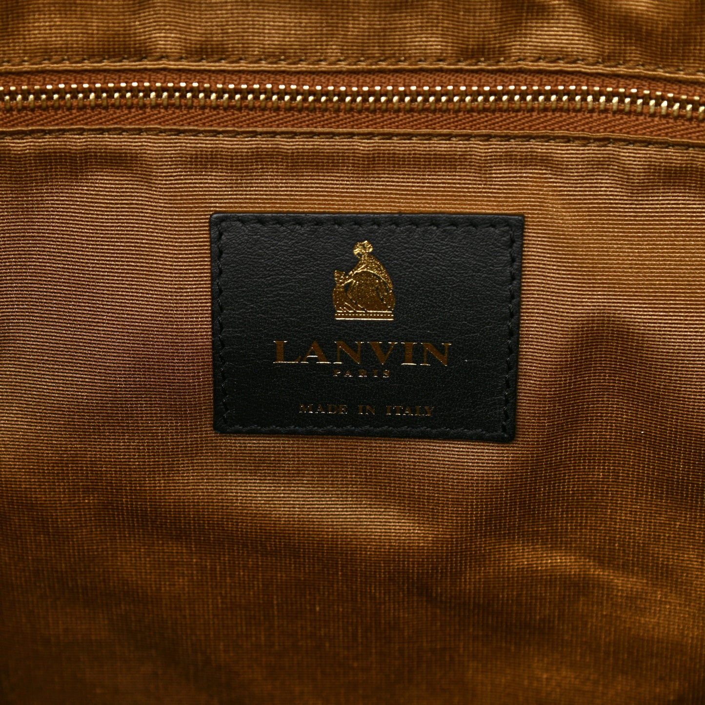 Calfskin Lovely Leopold GM Shoulder Bag Black
