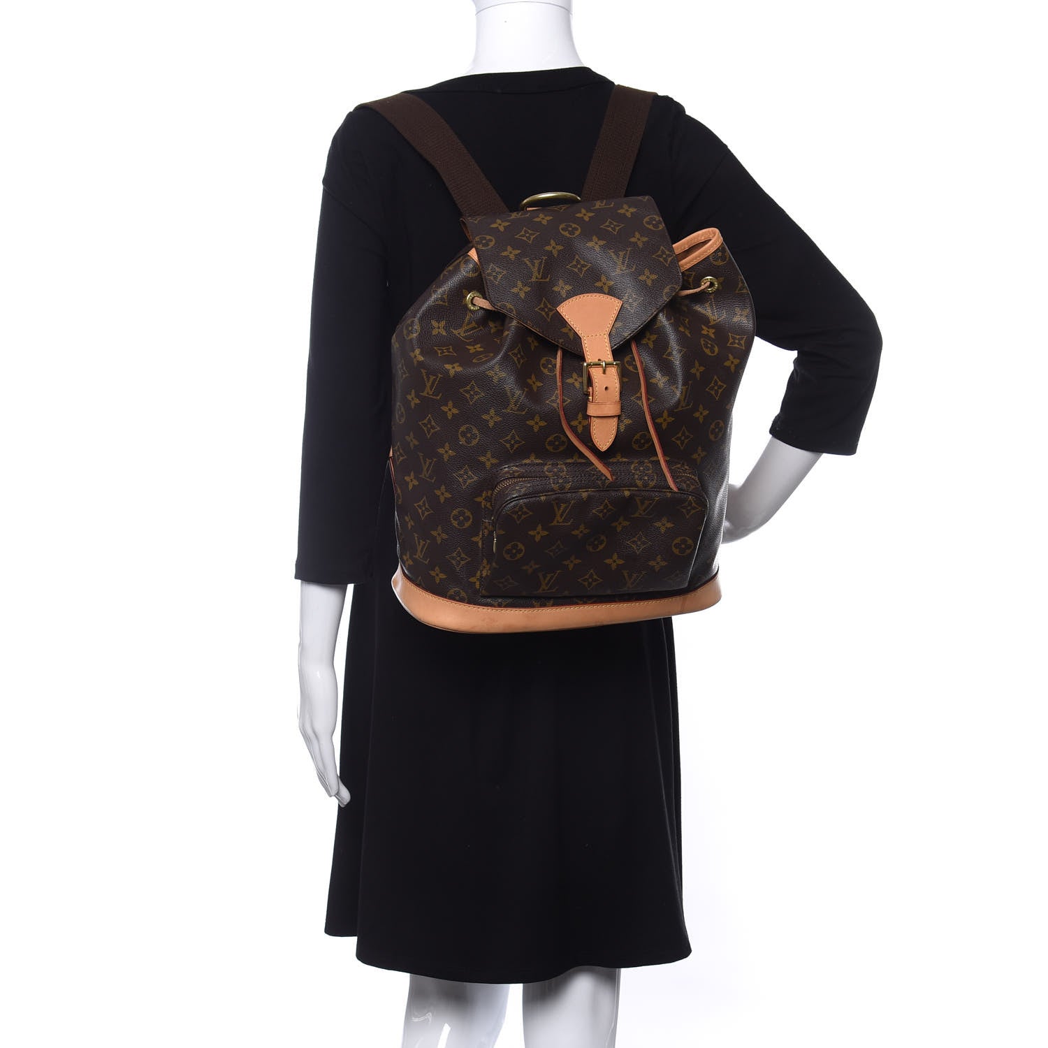 Louis Vuitton Monogram Montsouris GM Backpack 2 of 12