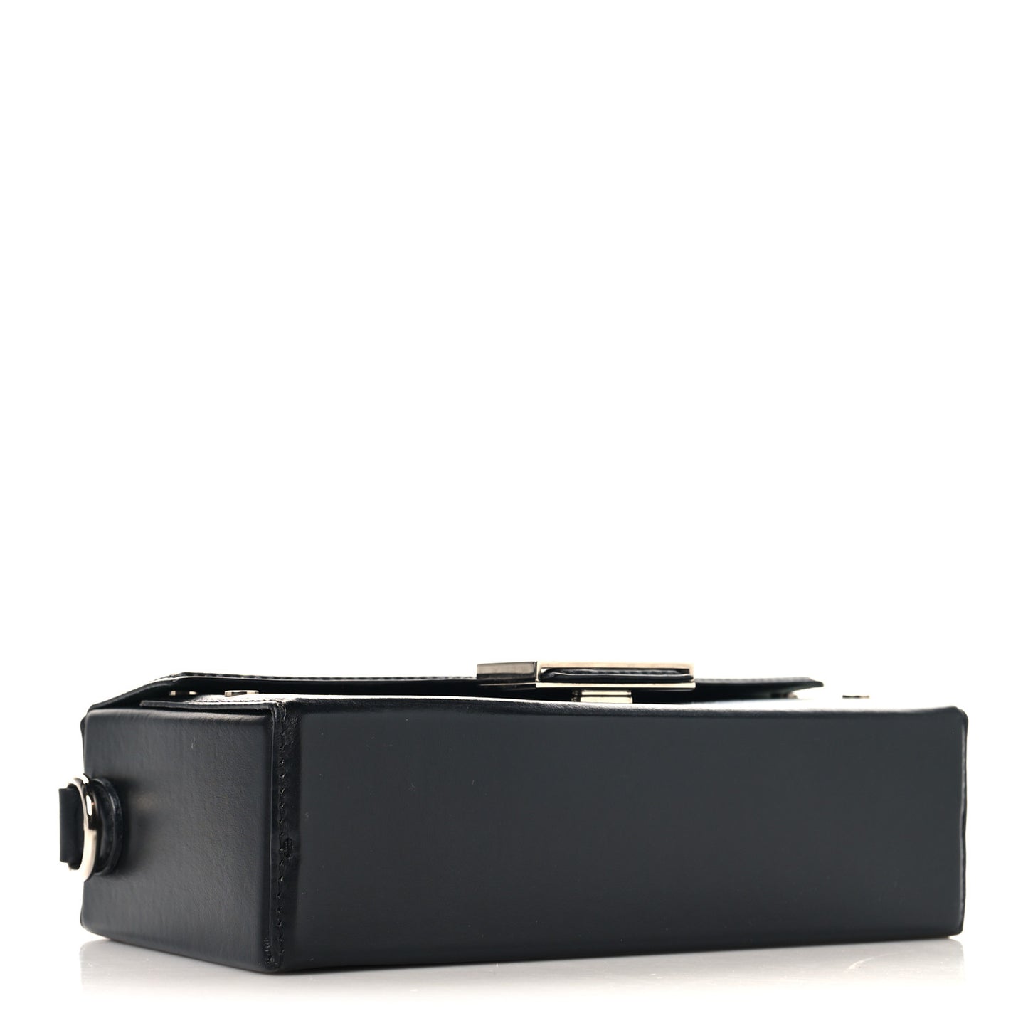 X MARC JACOBS Nappa Logo Baguette Soft Trunk Bag Black