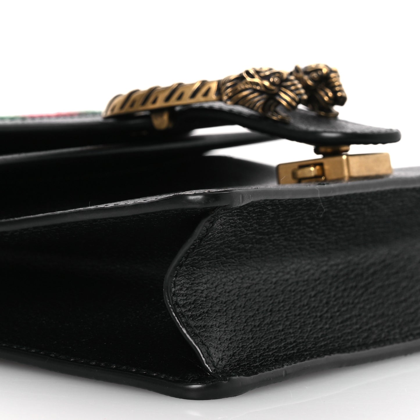 Calfskin Web Mini Dionysus Shoulder Bag Black