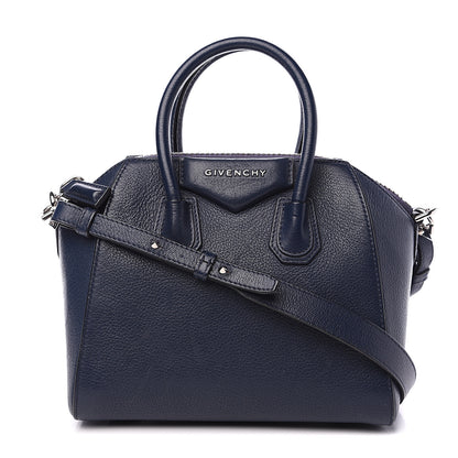 Givenchy Sugar Goatskin Mini Antigona Navy 1 of 13