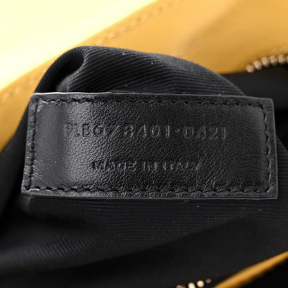 Saint Laurent Calfskin Y Quilted Monogram Toy Loulou Crossbody Bag Sunflower 7 of 11