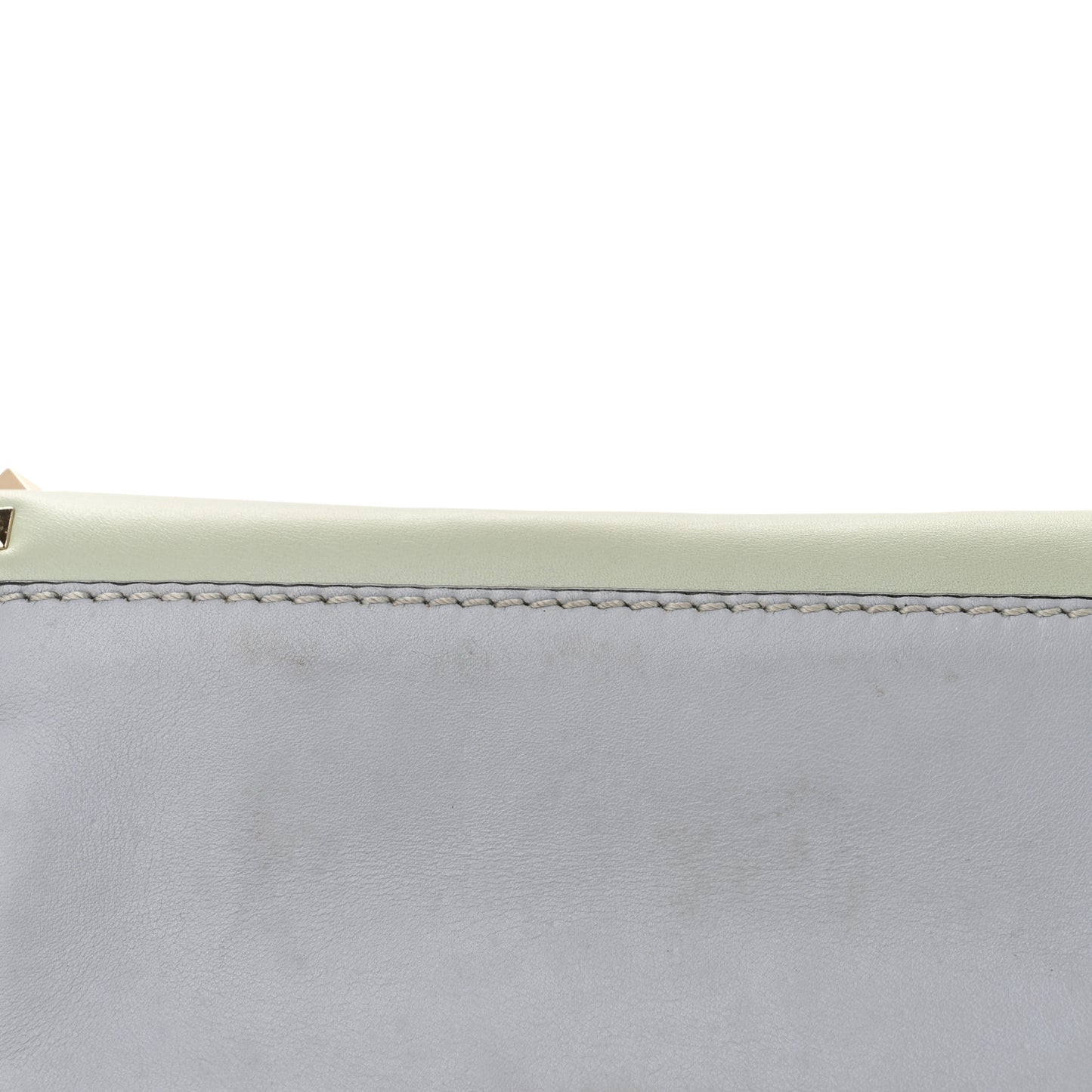 Vitello Watercolor Mini Rockstud Double Handle Tote Rose