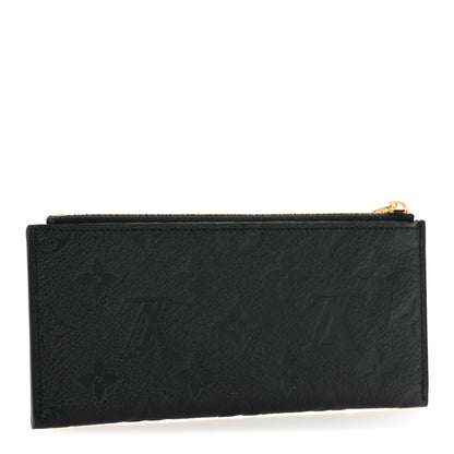 Louis Vuitton Empreinte Josephine Wallet Zippered Insert Black 3 of 9