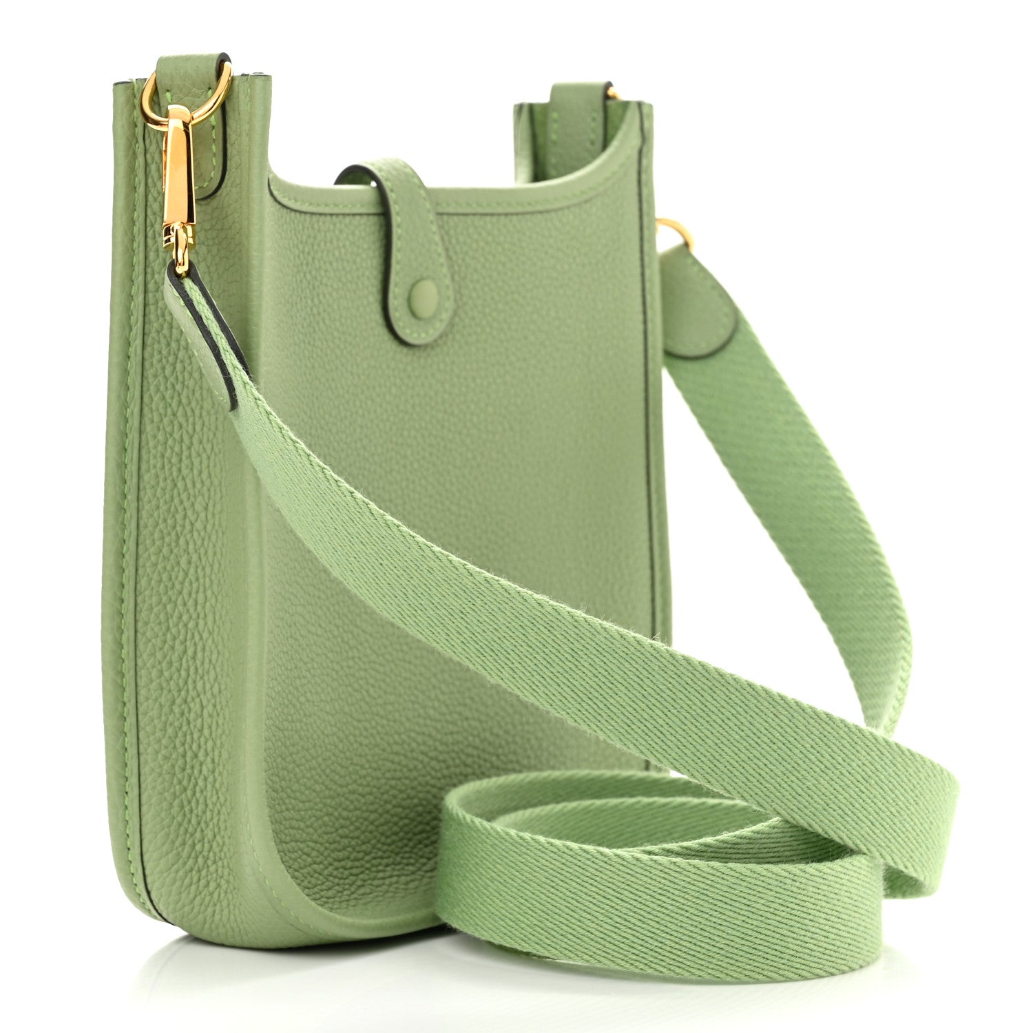 Hermes Taurillon Maurice Evelyne TPM Vert Criquet 3 of 11