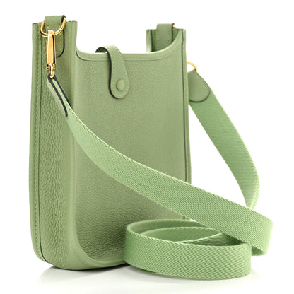 Hermes Taurillon Maurice Evelyne TPM Vert Criquet 3 of 11