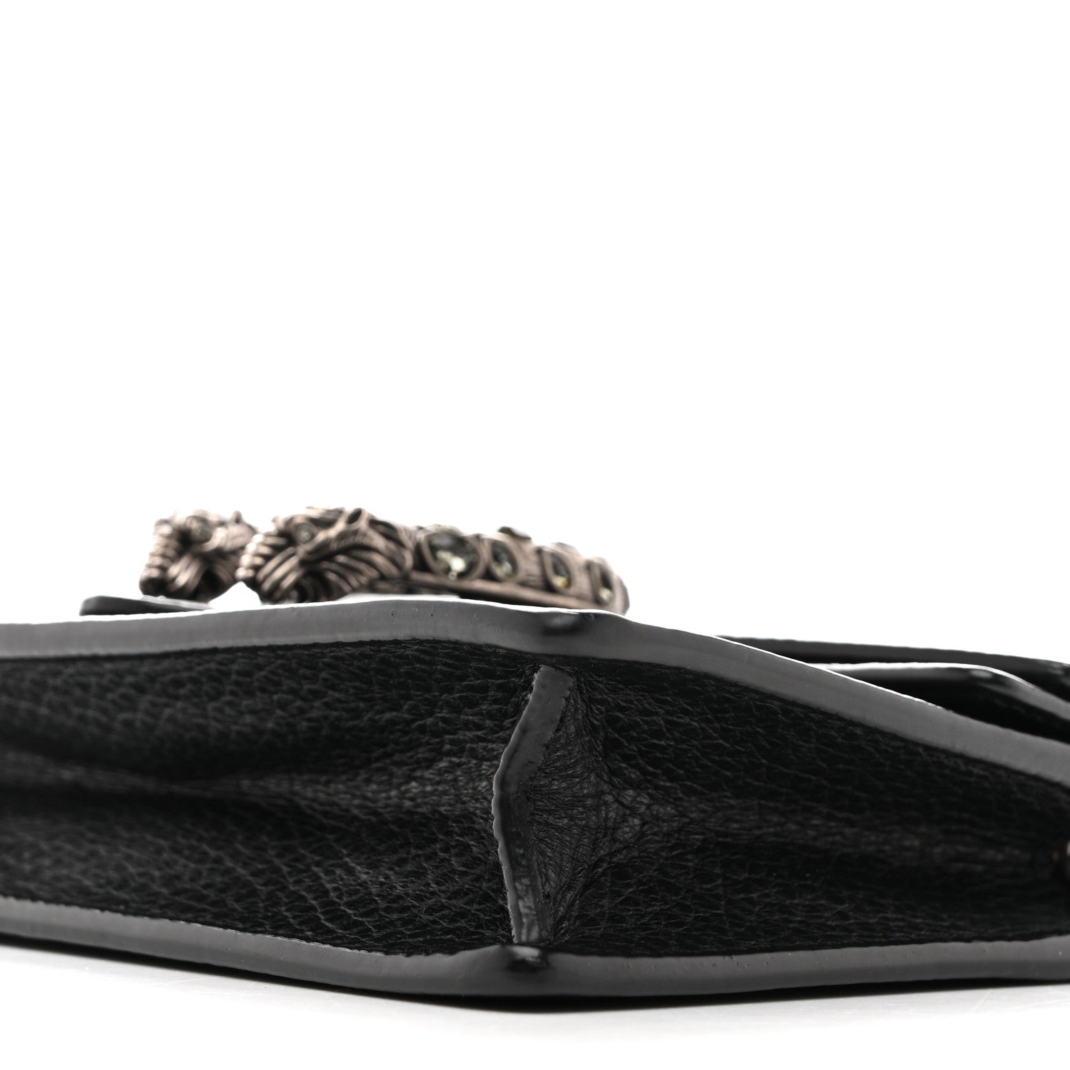 Gucci Dollar Calfskin Crystal Super Mini Dionysus Shoulder Bag Black 9 of 12