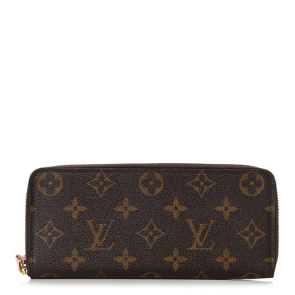 Louis Vuitton Monogram Clemence Wallet Rose Ballerine 1 of 6