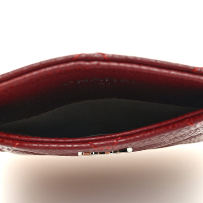 Chanel Caviar Quilted Phone Holder Dark Red 5 of 7