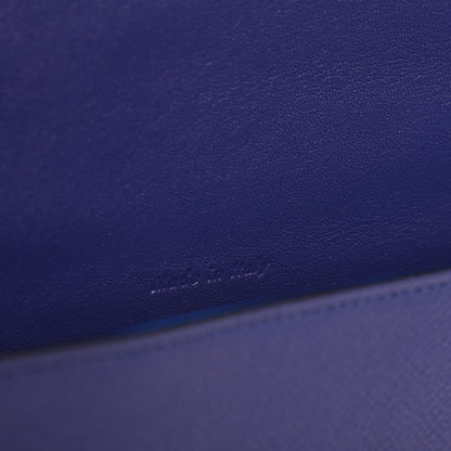 Celine Grained Calfskin Medium Trotteur Indigo 7 of 7
