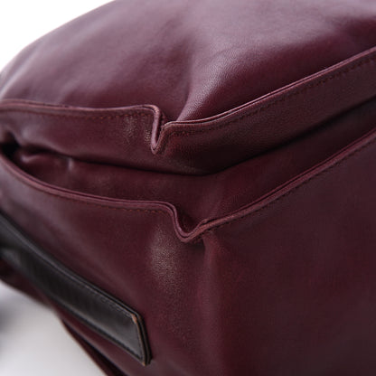 Loewe Nappa Small Flamenco Shoulder Bag Wine 11 of 13