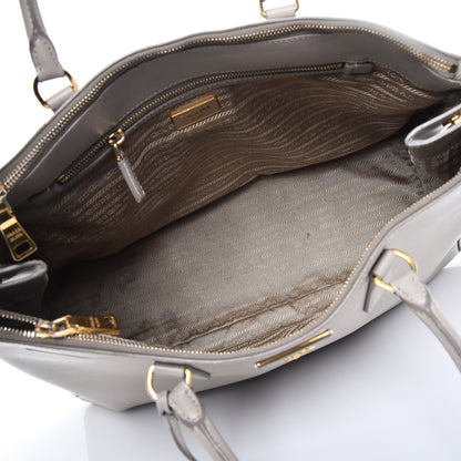 Prada Saffiano Lux Extra Large Galleria Double Zip Tote Pomice 15 of 20