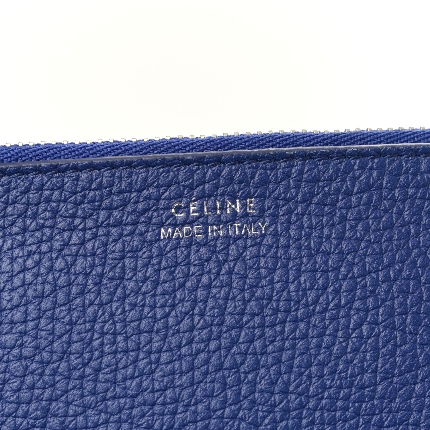 Celine Supple Grained Calfskin Big Bag Bucket Cobalt 7 of 9
