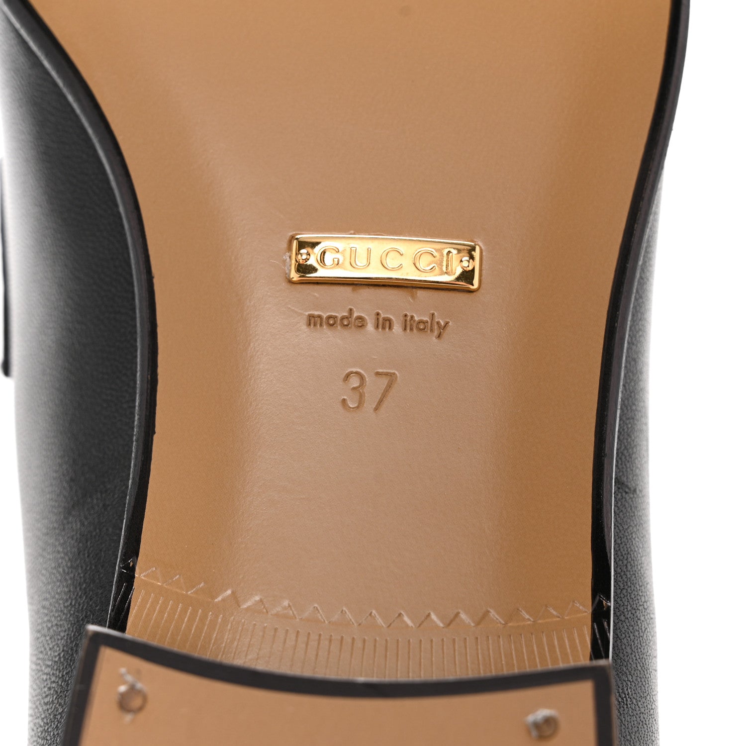 Gucci Calfskin Womens Interlocking G Horsebit Loafers 37 Black 7 of 11