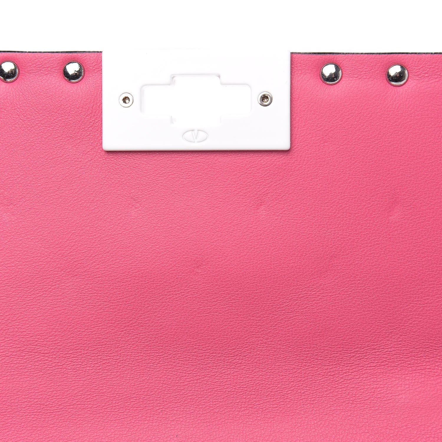 Valentino Garavani Lambskin Medium Free Rockstud Spike Shoulder Bag Shadow Pink 10 of 12