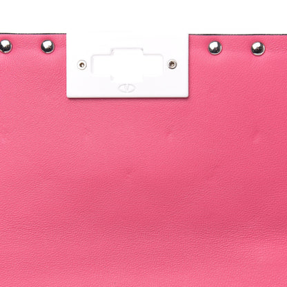 Valentino Garavani Lambskin Medium Free Rockstud Spike Shoulder Bag Shadow Pink 10 of 12