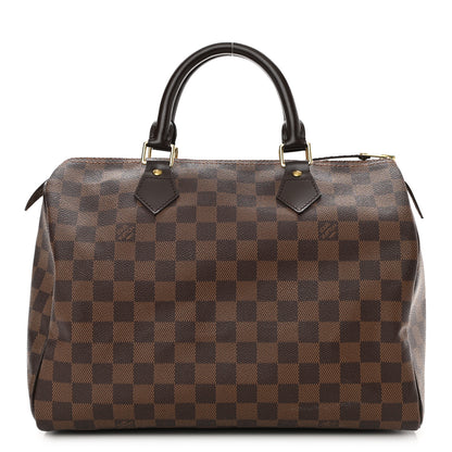 Louis Vuitton Damier Ebene Speedy 30 1 of 12