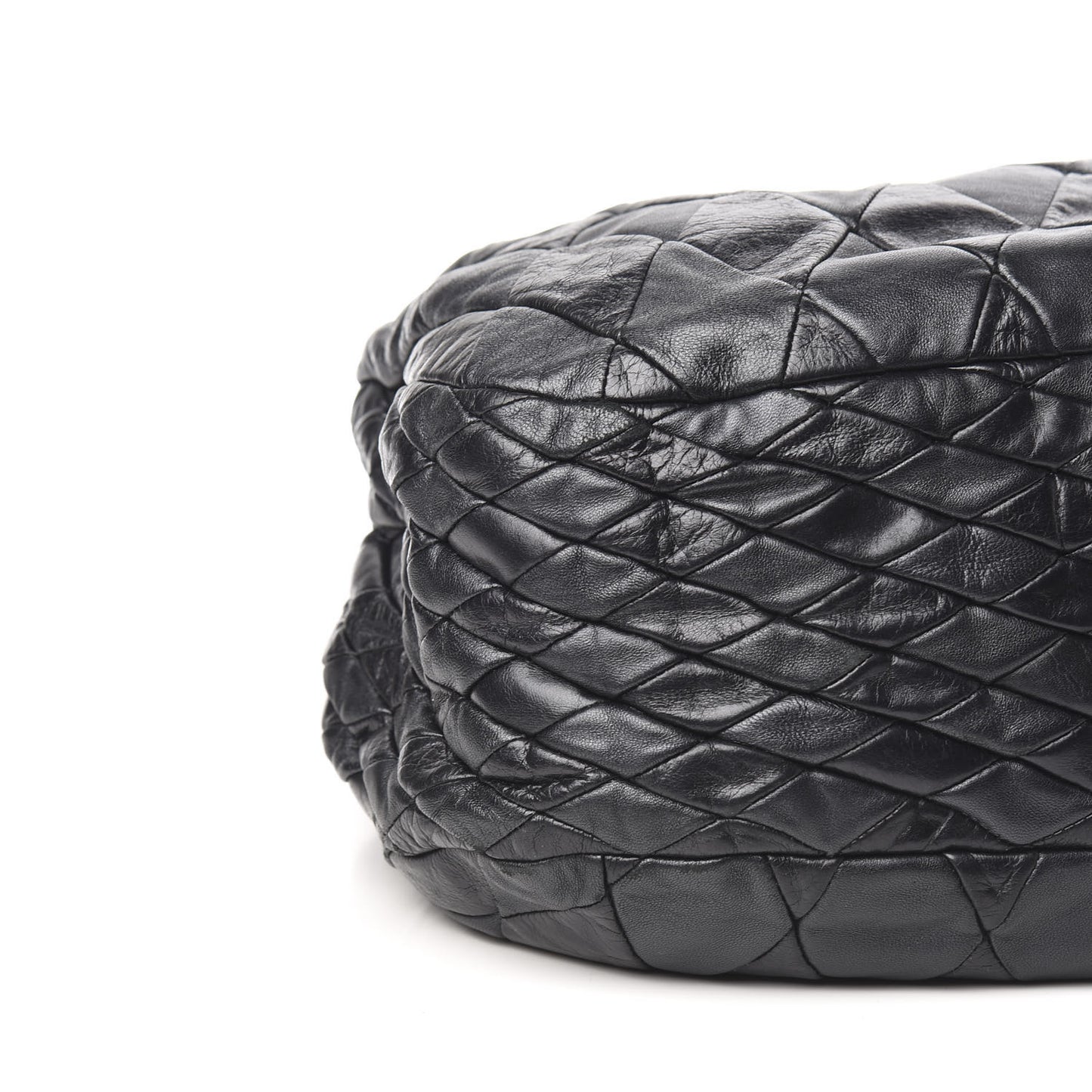 Nappa Matelasse Tote Black