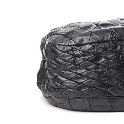 Miu Miu Nappa Matelasse Tote Black 8 of 10
